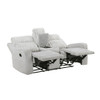 Benton - Double Reclining Loveseat - Light Gray
