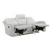 Benton - Double Reclining Sofa - Light Gray