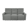Edition - Power Double Lay Flat Reclining Sofa With Power Headrests And USB Ports - Dove Gray