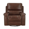 Newnan - Swivel Glider Reclining Chair - Brown