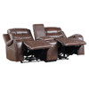 Putnam - Power Double Reclining Loveseat With Center Console, Receptacles And USB Ports
