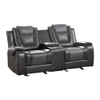 Briscoe - Double Glider Reclining Loveseat With Center Console