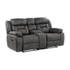Madrona Hill - Double Reclining Loveseat With Center Console