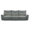 Tesoro - 3 Piece Power Double Reclining Sofa - Dark Gray