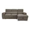 Ferriday - 2 Piece Sectional With Adjustable Headrests, Pull-Out Bed And Right Chaise With Hidden Storage