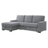 Morelia - 2 Piece Sectional With Pull-Out Bed And Chaise With Hidden Storage