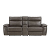 Maroni - Power Double Reclining Loveseat With Center Console And Power Headrests