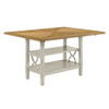 Maribelle - Counter Height Table - Gray / Light Brown
