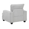 Sarah - Chair - Pearl Silver