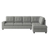Maston - 3 Piece Reversible Sectional With Drop-Down Cup Holders And Storage Ottoman