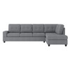 Maston - 3 Piece Reversible Sectional With Drop-Down Cup Holders And Storage Ottoman
