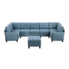 Garren - Sectional With Storage And Ottoman