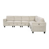 Walterboro - Sectional With Storage, Storage Pouches And Charging Ports