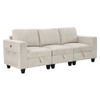 Walterboro - Sofa With Storage, Storage Pouches And Charging Ports