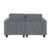 Walterboro - Loveseat With Storage, Storage Pouches And Charging Ports