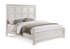 Alexandria - King Panel Bed - White