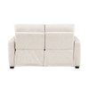 Vera - Power Double Reclining Loveseat With USB Charging Ports - Beige