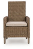 Laguna Heights - Arm Chair With Cushion (Set of 2) - Beige