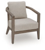 Joy Lagoon - Outdoor Chairs With Cushions/Table (Set of 3) - Beige