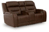 Knightington - Power Reclining Loveseat With Audio Seating