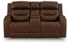 Knightington - Power Reclining Loveseat With Audio Seating