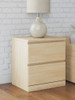 Onita - Two Drawer Night Stand