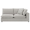 Marisa - Modular RF Loveseat With 2 Pillows - Beige Boucle
