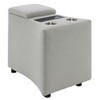 Emee - Console With USB - Gray Corduroy