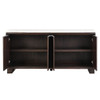 Edwyn - Server With Marble Top - Natural Marble Top & Espresso Finish