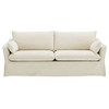 Shane - Sofa With 2 Pillows - Beige Linen