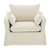 Shane - Chair With 2 Pillows - Beige Linen