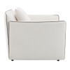 Yolanda - Chair With Pillow - Beige Chenille
