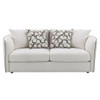 Yolanda - Loveseat With 4 Pillows - Beige Chenille