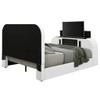 Shelyn - Bed With LED, TV Cabinet, Fireplace & Bluetooth