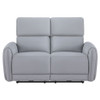 Jeromie - Power Motion Loveseat With USB Port - Gray Synthetic Leather