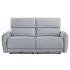 Jeromie - Power Motion Sofa With USB Port - Gray Synthetic Leather