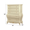 Chantelle - Chest - Pearl White Finish