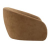 Zoey - Accent Chair With Swivel - Chocolate Suede