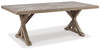 Beachcroft - Rect Dining Table W/Umb Opt