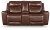 Next Move - Power Reclining Loveseat With Console / Adjustable Headrest