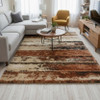 LEGION Rust Orange 5' x 8' Luxury Area Rug