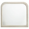 Sonya - Upholstered Bedroom Dresser Mirror - Ivory