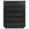 Leandro - 5-Drawer Bedroom Chest Of Drawers - Burnished Black