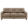 Scotland - Faux Leather Upholstered Sofa Set
