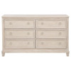 Pembroke - 6-Drawer Bedroom Dresser Cabinet