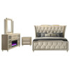 Lorient - Bedroom Set With LED Flame Box Dresser