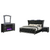 Lorient - Bedroom Set With LED Flame Box Dresser