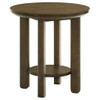 Ottowa - Round Wood Coffee Table Set