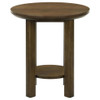 Ottowa - Round Wood Coffee Table Set