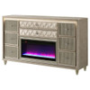 Lorient - 8-Drawer LED Bedroom Flame Box Dresser